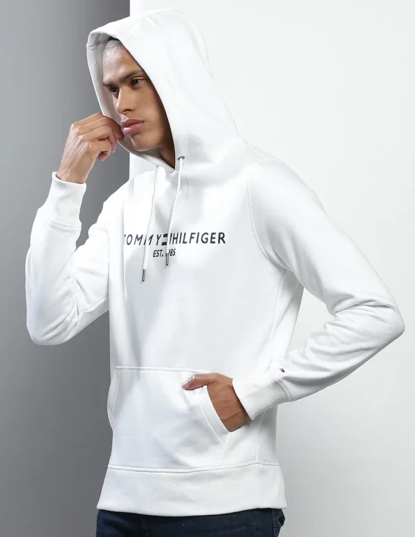 Premium Tommy Hilfiger Hoodie White - Image 2