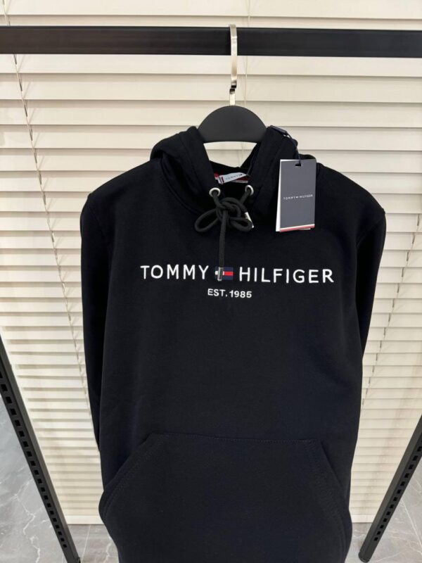 Premium Tommy Hilfiger Hoodie Black - Image 5