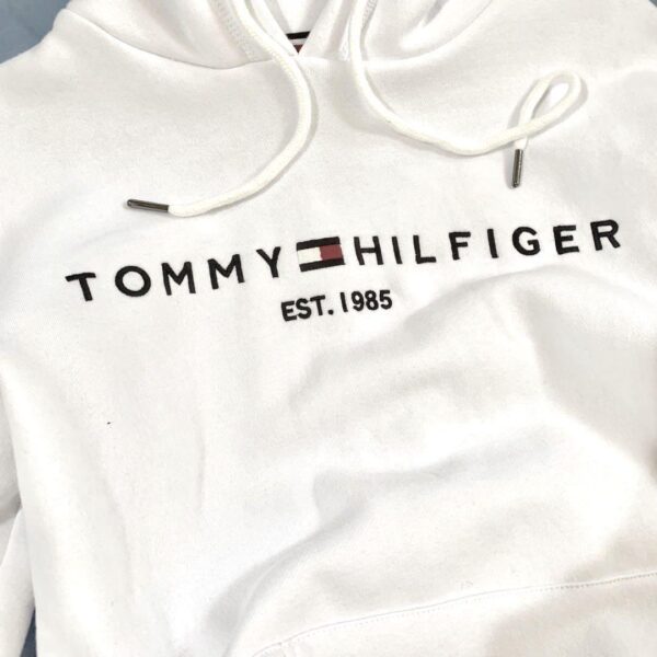 Premium Tommy Hilfiger Hoodie White - Image 5