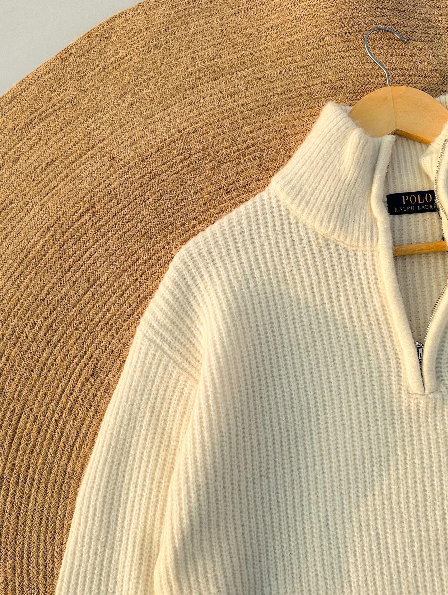 Premium Old Money Half-Zip Cashmere Sweater - Image 4
